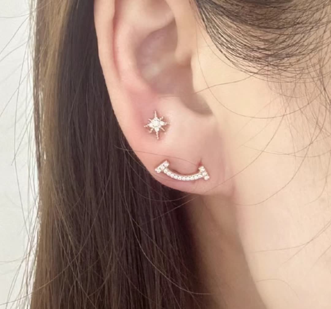 Tiffany & Co. Elsa Peretti® Diamond Bar Stud Earrings